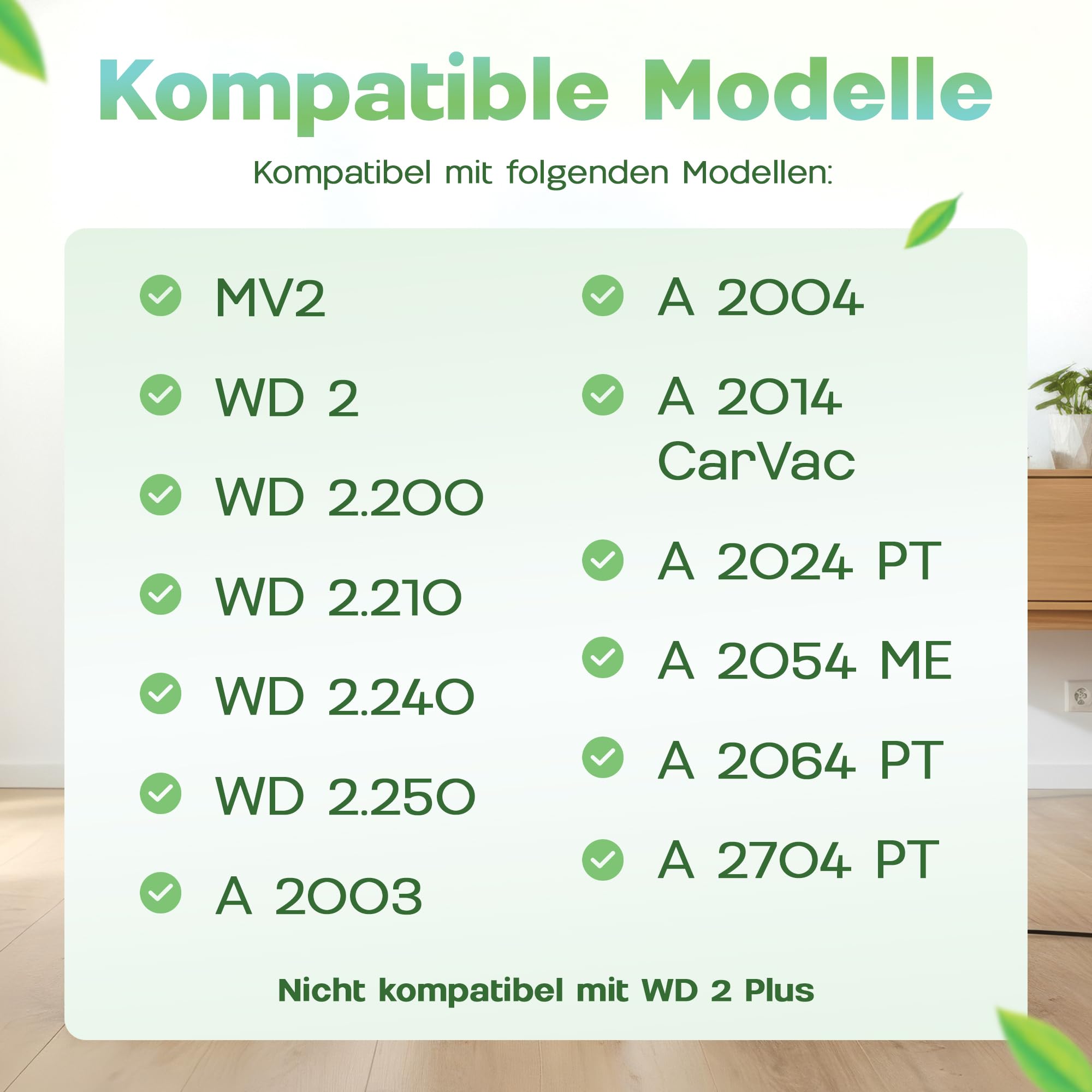 20 sacchetti per aspirapolvere adatti per aspirapolvere Kärcher KFI 222, 6.904-322.0, serie Kärcher WD2, MV2, A2000, A2004, A2054, A2074, tessuto non tessuto