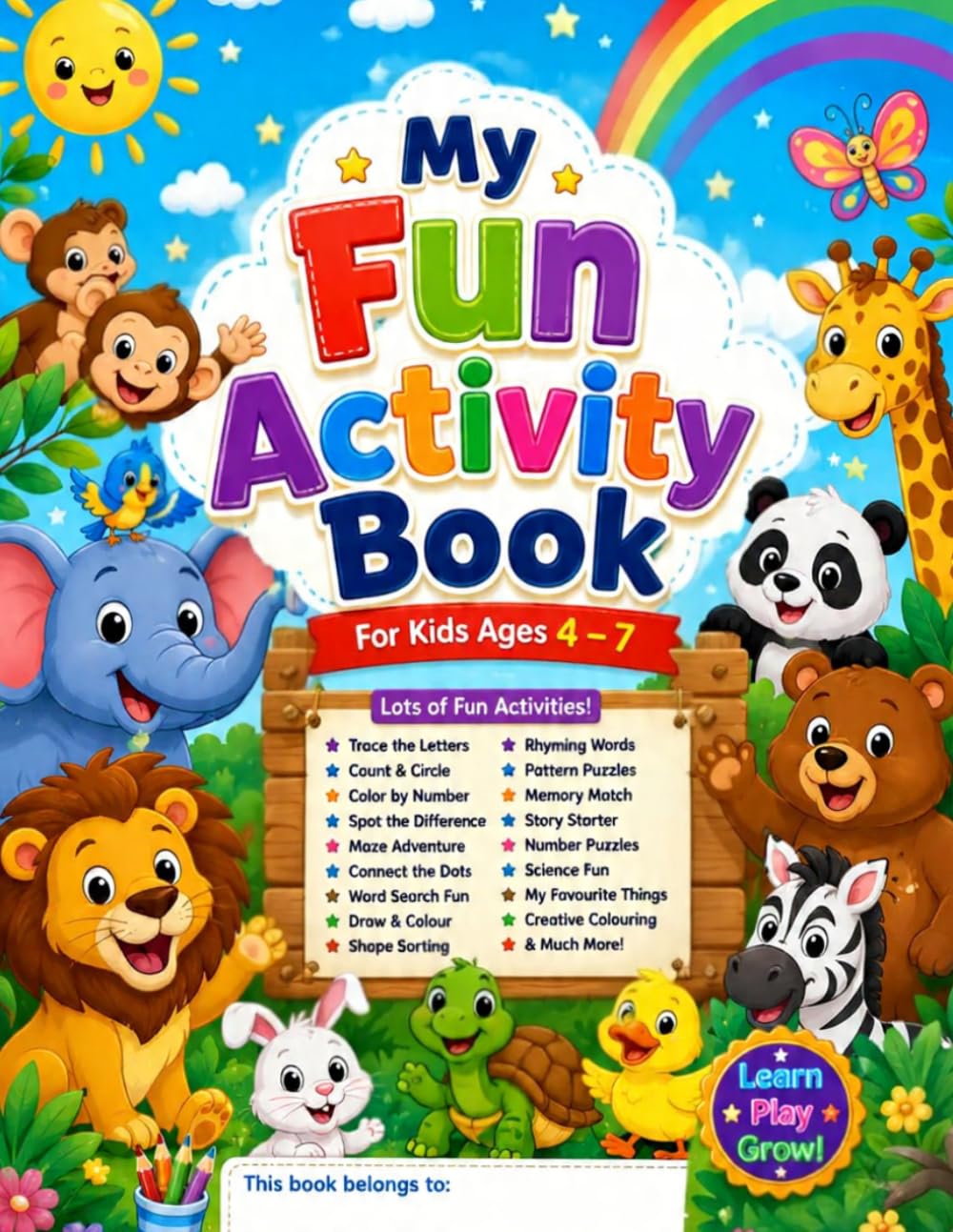 Kids Fun Activity Book
