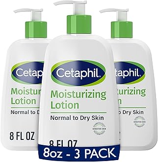 Body Moisturizer by , Hydrating Moisturizing Lotion for All Skin Types, Suitable for Sensitive Skin, NEW 8 oz Pack of 3, Fragrance Free, Hypoallergenic, Non-Comedogenic