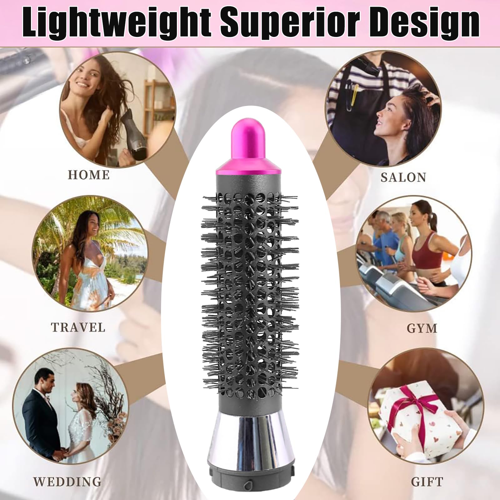 Amazon.com : Round Volume Brush for Dyson Airwrap HS01 HS05