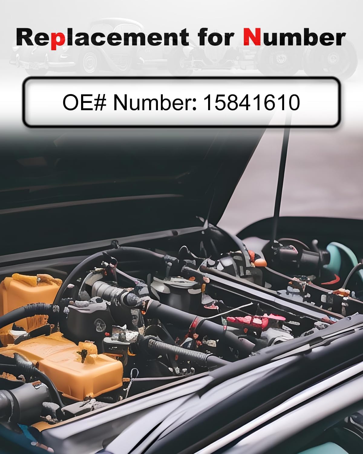 2-Pack Headlight Wiring Harness Compatible with GMC Sierra 1500 2500HD 3500HD 2007 2008 2009 2010 2011 2012 2013 2014 Replacement for 15841610