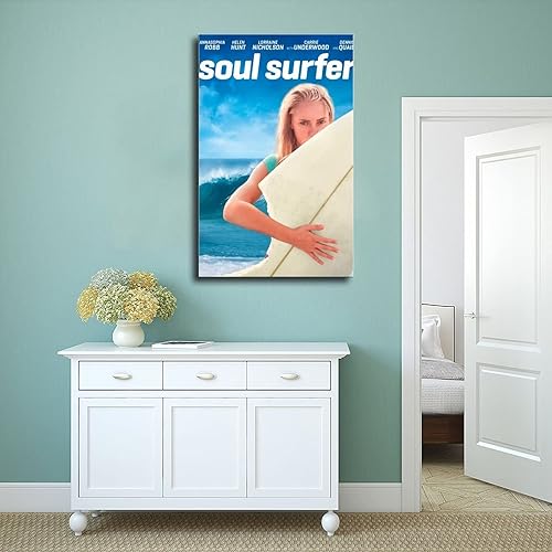 Miniatura 4 de Póster de lienzo de película Soul Surfer Decoración de dormitorio Deportes Paisaje Oficina Decoración Regalo Sin marco 12 x 18 pulgadas (11.8x17.7