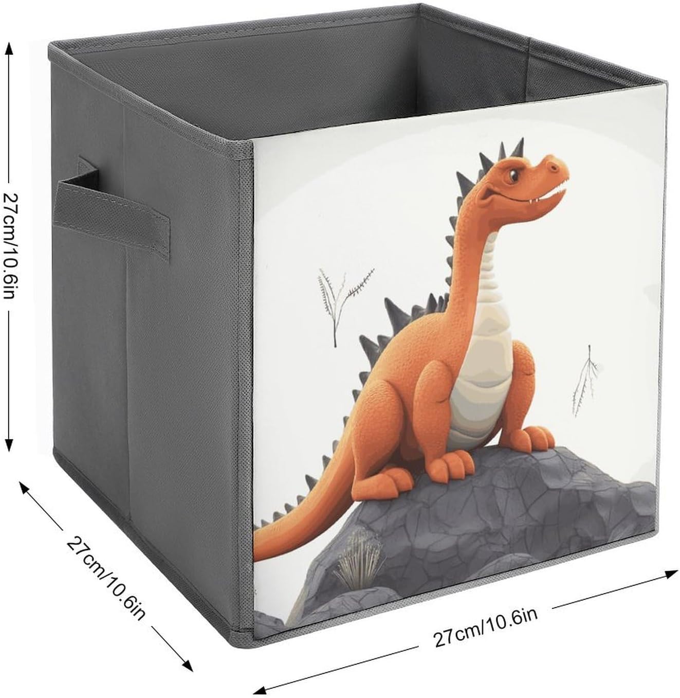 Folding Storage Bins Oxford Fabric Clothes Storage Boxes with Handles | Funny Dragon Cube Organizer, Easy to Store, Multi Functional Cube Storage Organizer for Office Bedroom