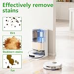Floor Cleaning Solution for Dreame L40 Ultra/L50 Ultra/X50 Ultra/L10s Ultra Gen 2/X40 Ultra and Other L/X/Aqua/Matrix Series Robot Vacuum Cleaners, Multi-Surface Floor Cleaner Liquid, Fits MOVA, 1L