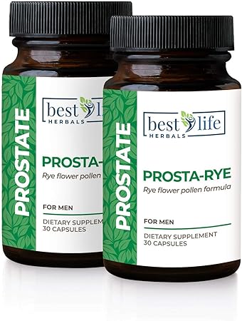Amazon.com: Prosta-Rye Natural Prostate Supplement for Men That are ...