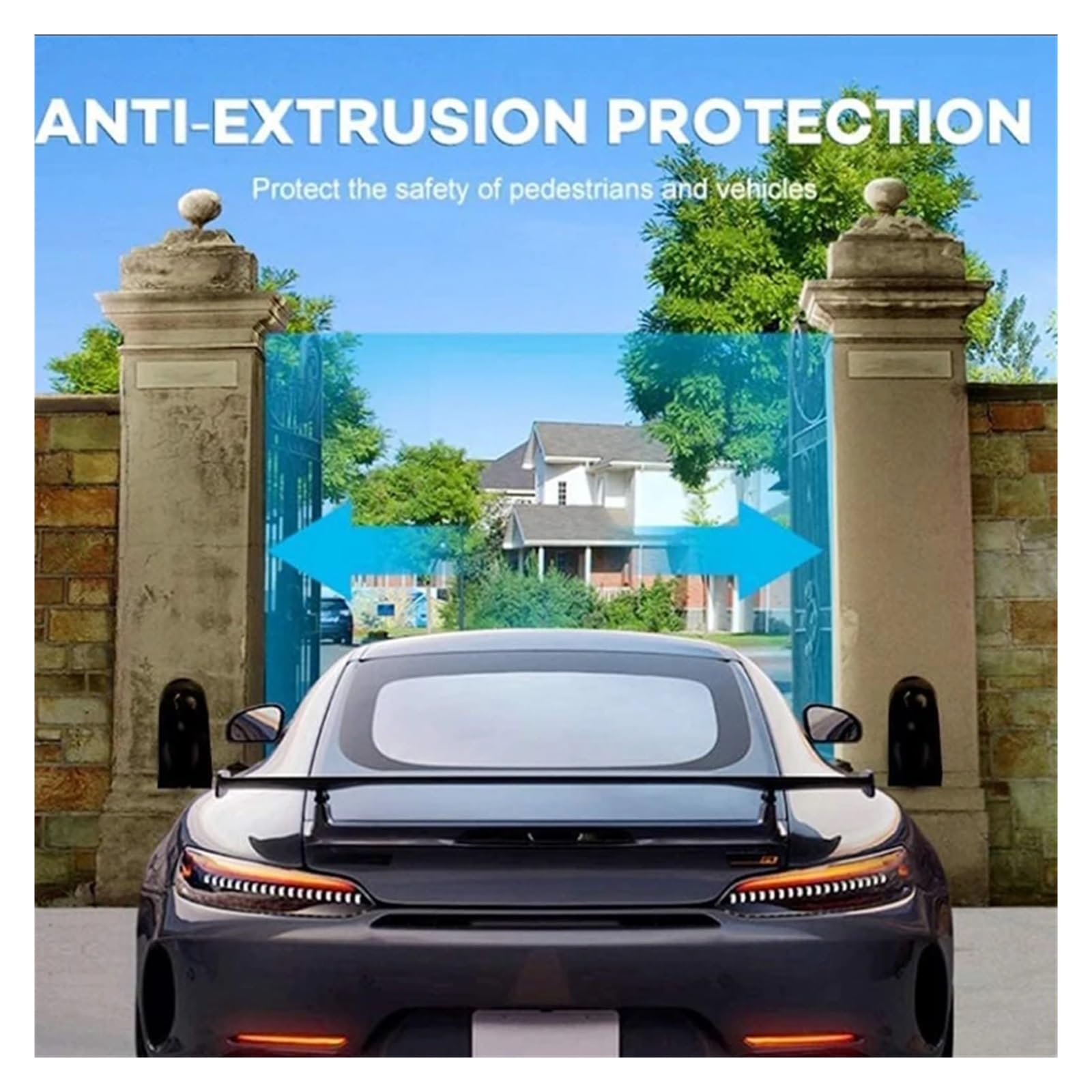 Motore elettrico doppio apri del cancello dell'oscillazione della porta automatica for il di controllo di accesso di motorizzazione del motore