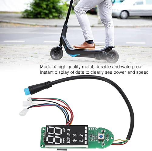 Miniatura 6 de Alomejor Placa de circuito de scooter eléctrico, tablero de instrumentos que contiene cubierta de interruptor de pantalla, reemplazo mejorado para