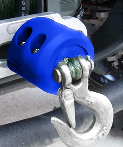 Miniatura 5 de Tapón de goma para cabrestante, tapón de gancho para cable de cabrestante, protector de línea de cuerda de goma, tapón de goma con tornillos y