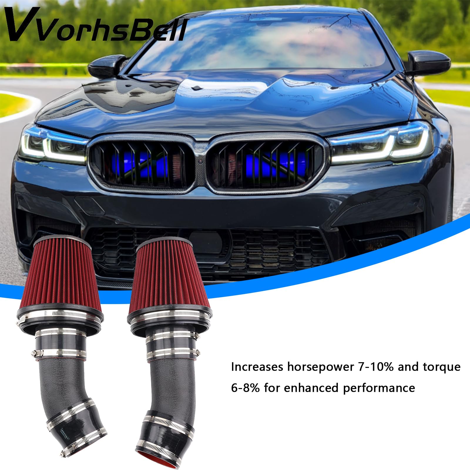 Kaltlufteinlass kompatibel mit BMW F90 M5 M8 Competition G30 M550i M850i Performance Upgrade