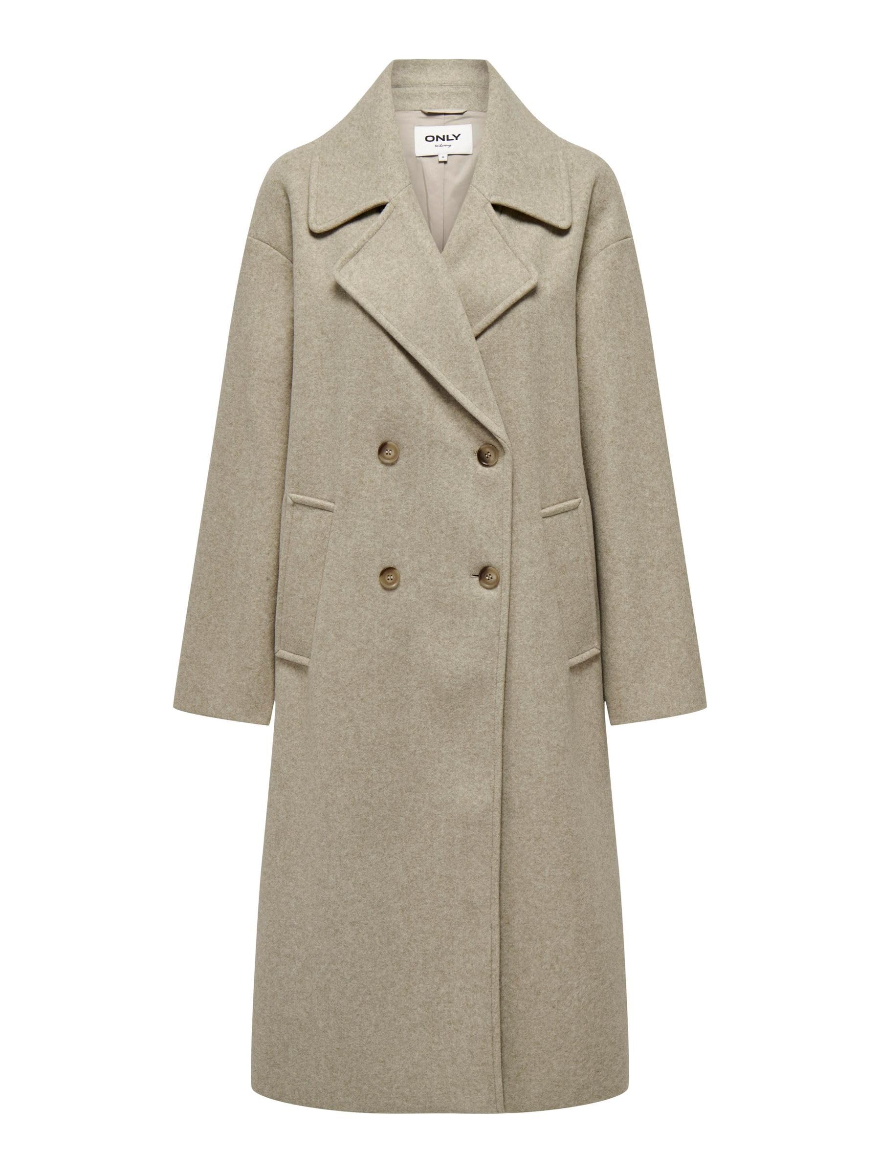 ONLY Female Coat Oversize, Weathered Teak, XS/S