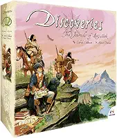 Ludonaute - Discoveries: The Journals of Lewis & Clark - Jogo de Tabuleiro Aventura para 2-4 Jogadores, 36 Meses ou Mais