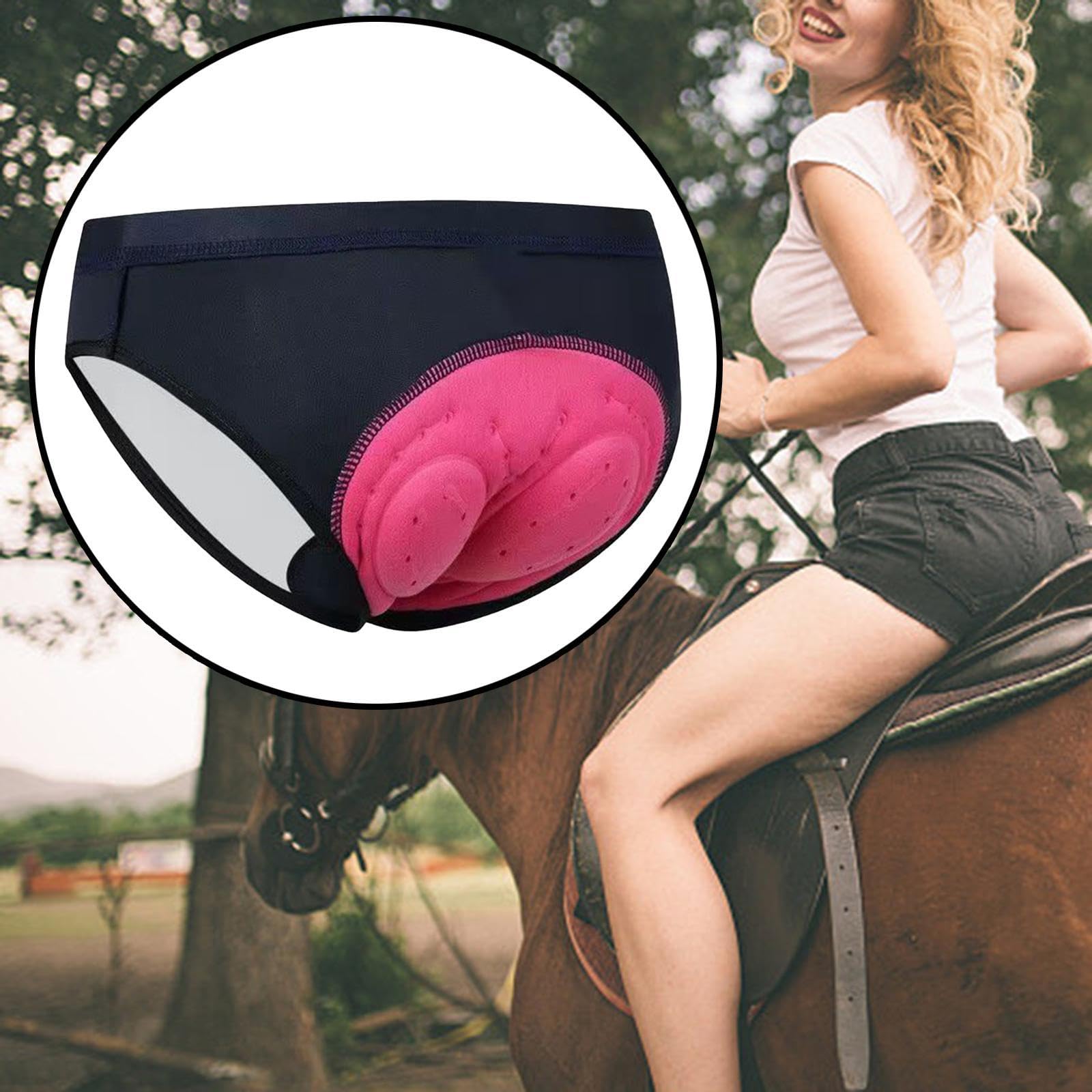 Milageto Intimo da Ciclismo da Donna, Intimo da Bici Imbottito, Abbigliamento Sportivo Traspirante E Ad Asciugatura Rapida, Slip da Ciclismo alla Moda