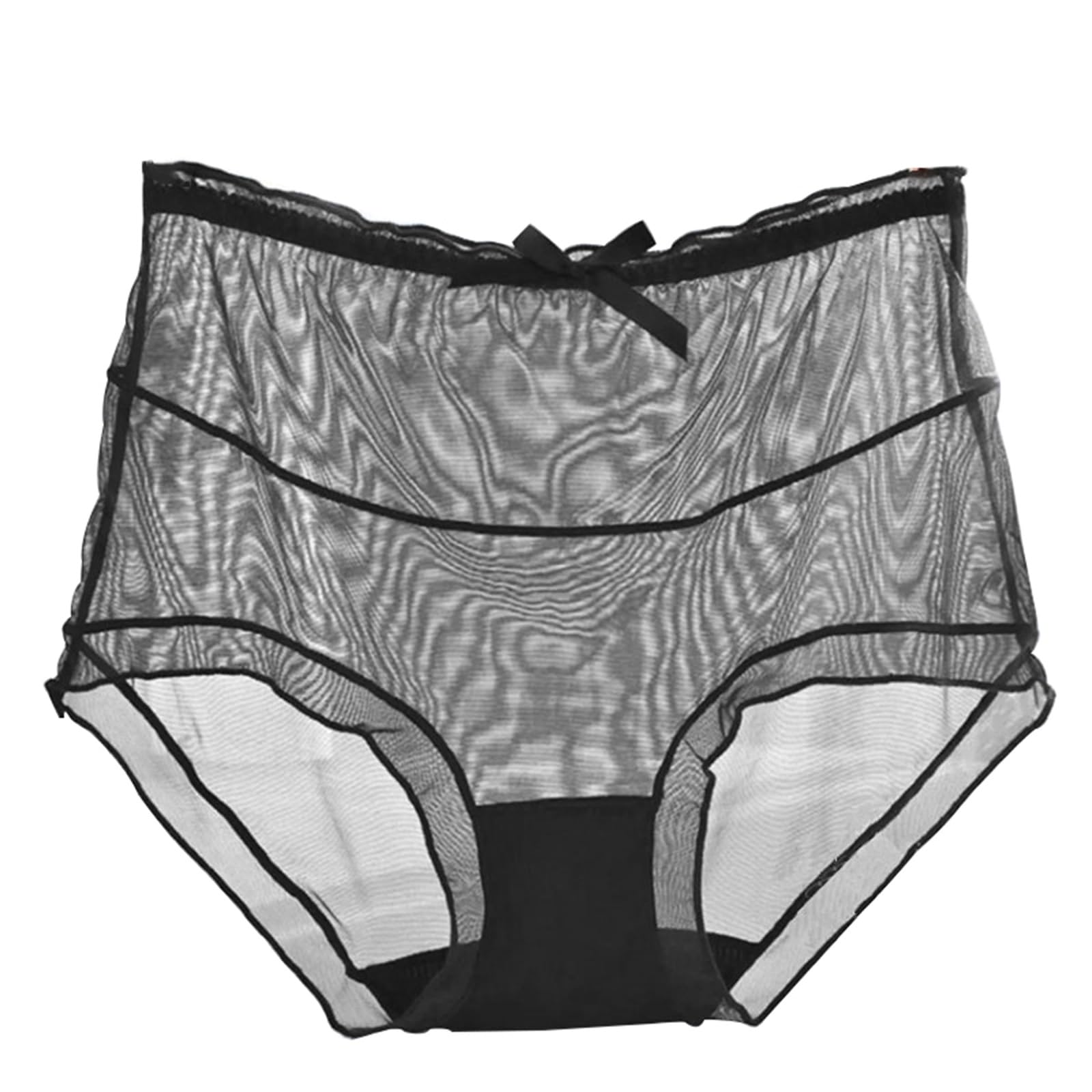 POCHY Donne Mutande Confezione da 4 Taglie Forti Intimo Alta Elasticità Slip Controllo Della Luce Donna Sciolti Mutandine