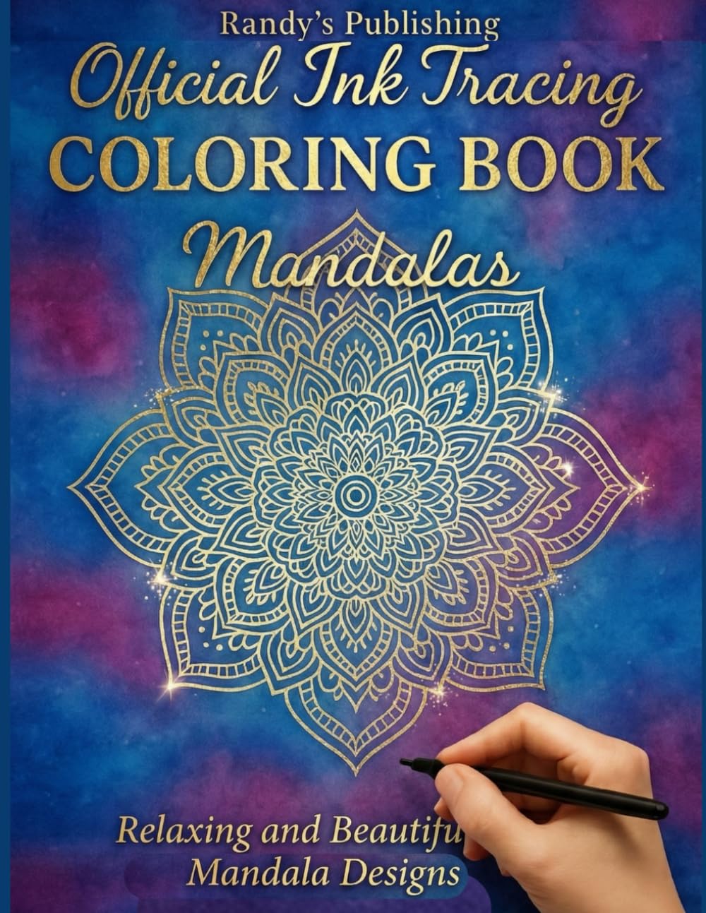Ink Tracing Coloring Book: Mandala Relaxation, 20-Minute Creative Breaks for Stress Relief and Mindful Calm