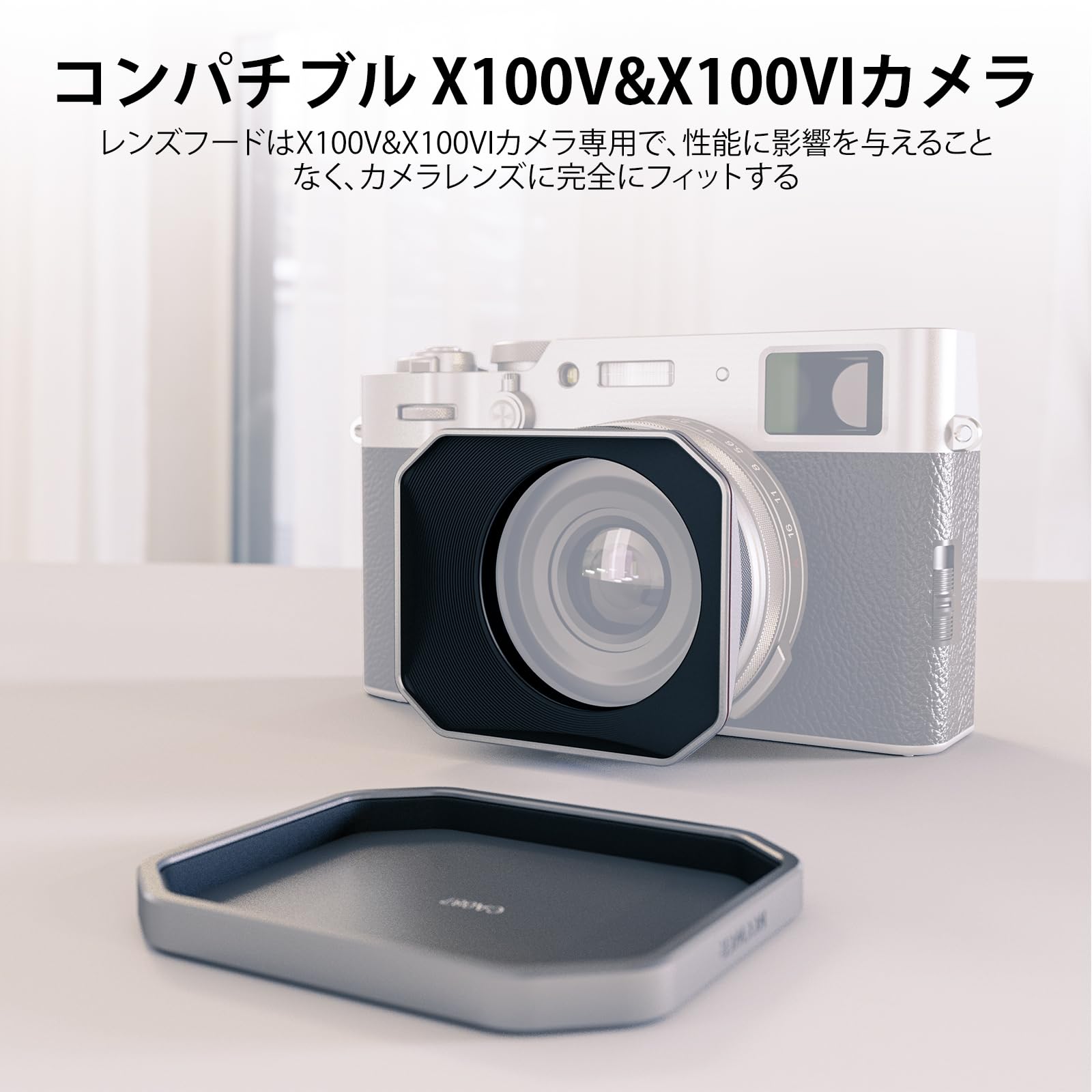 Amazon | NEEWER 角型レンズフード X100V&X100VIカメラ用 アルミ