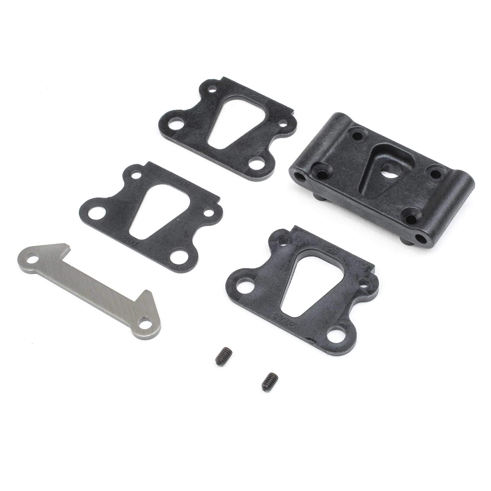TEAM LOSI RACING Front Pivot w/Brace & Kick Shims All 22 TLR234109 Elec Car/Truck Replacement Parts