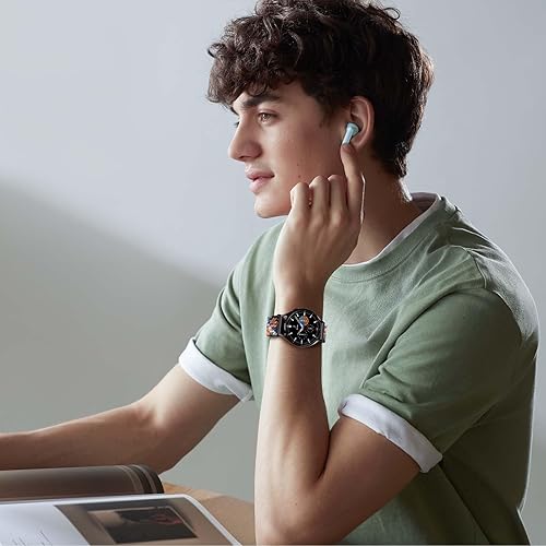 Miniatura 7 de aceyoon Paquete de 2 correas magnéticas trenzadas compatibles con Samsung Galaxy Watch 3 4 5 Pro 6 de 1.575 in, 1.614 in, 1.654 in, 1.693 in, 1.732