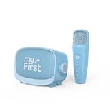Voice 2 - Kids Mini Karaoke Machine with Wireless Microphone and Ai Voice Changer for Kids&comma; Portable Bluetooth Speaker&comma; Christmas Toys Gifts for Girls and Boy 3-12 Years Old &lpar;Blue&rpar;