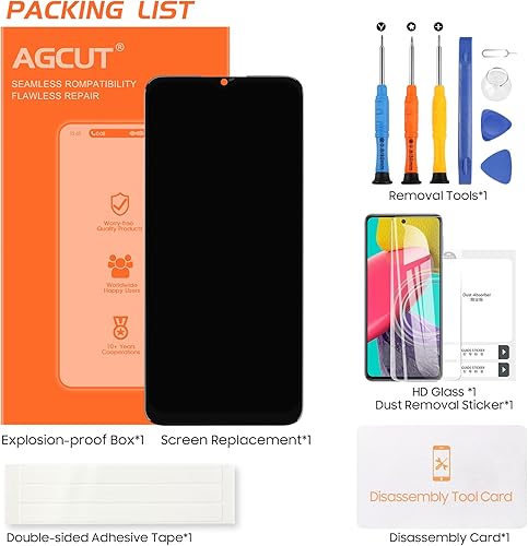 Miniatura 7 de Pantalla de 6.299 in para Samsung Galaxy A02s Reemplazo de pantalla para Samsung A025F Pantalla LCD SM-A025G, SM-A025M, SM-A025F Pantalla táctil