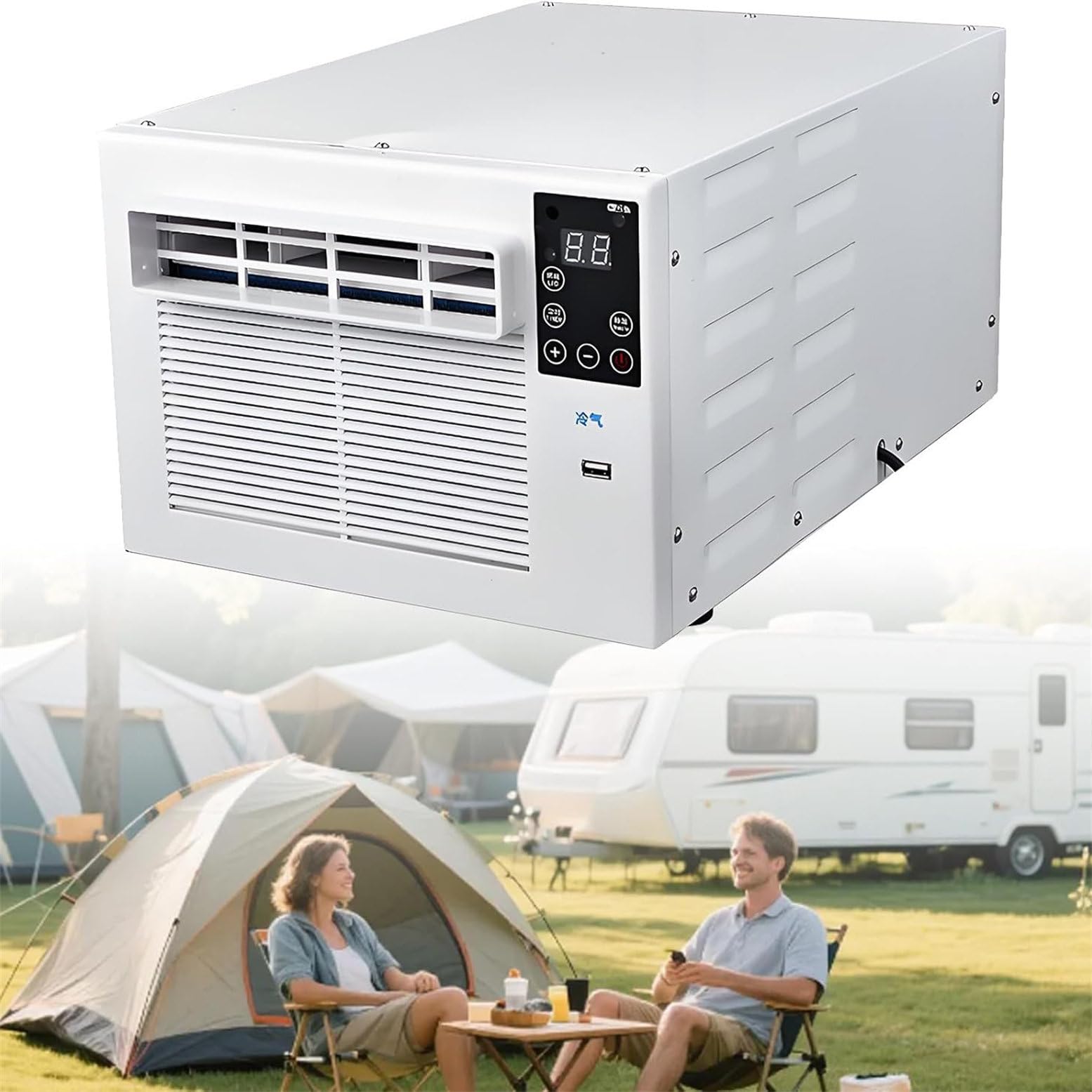 GYQSSD Portable Air Conditioner with Dehumidifier, Fast Cooling Air Conditioners Freestanding Mini AC Unit with WiFi/Remote Control, Ideals for Rental Houses and Dormitories