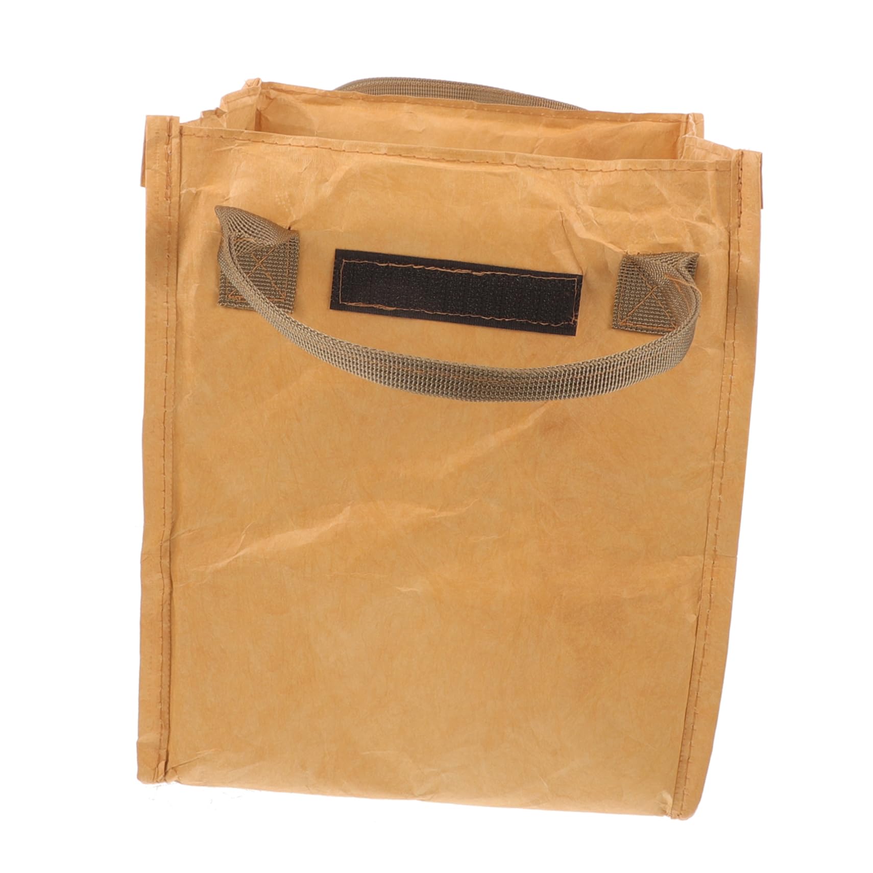 MAGICLULU 4 Piezas bolsa bento school bag maletin escolar bolsa almuerzo bolsas merienda bolsas termicas tote bolsa del almuerzo bolsa de almuerzo con aislamiento bolsa portátil papel kraft