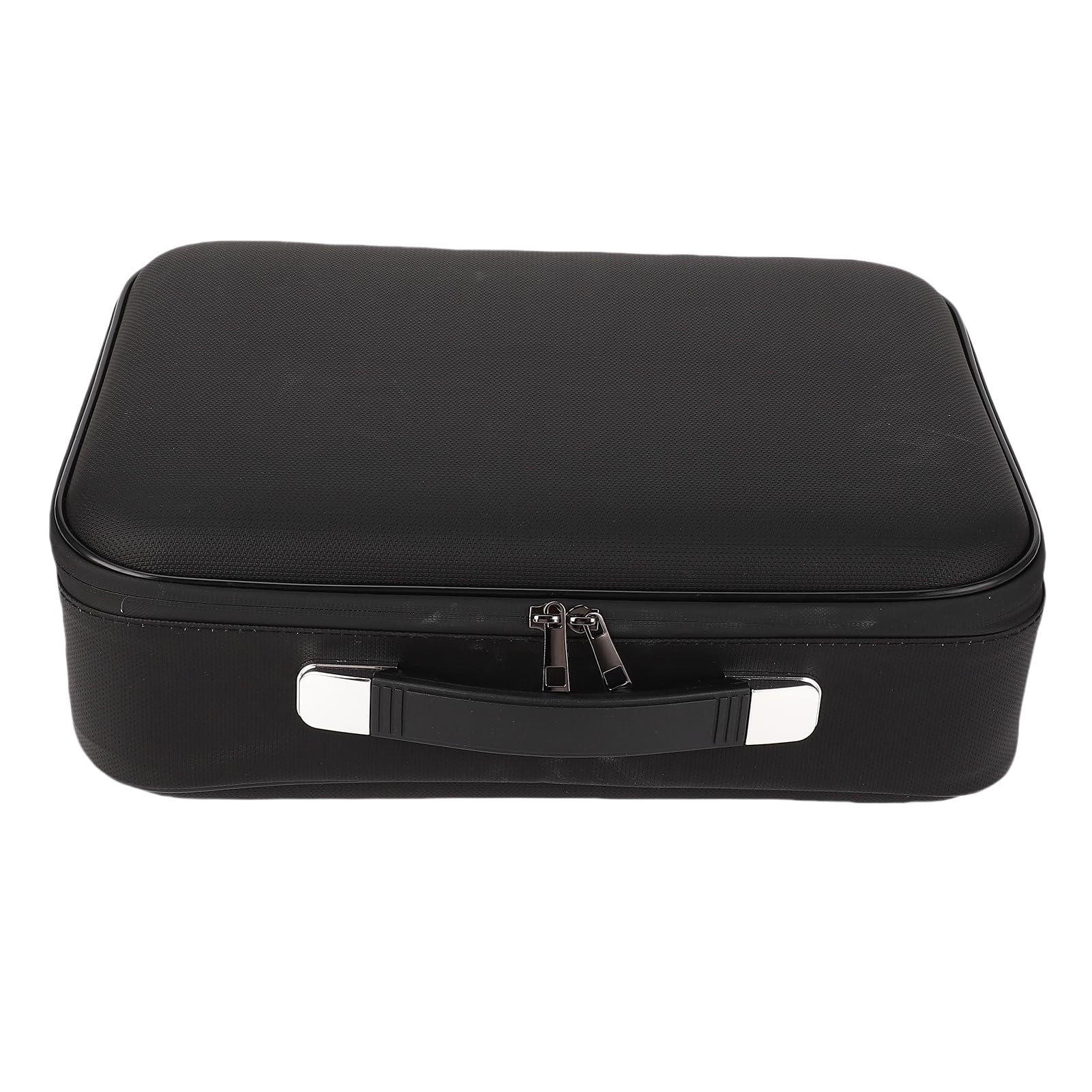 EMUKOEP Scatola per Documenti Ignifuga, Organizer per Documenti Portatile Ignifugo con Guscio Rigido con 13 Tasche per Cartelle di File per Viaggi in Ufficio a Casa