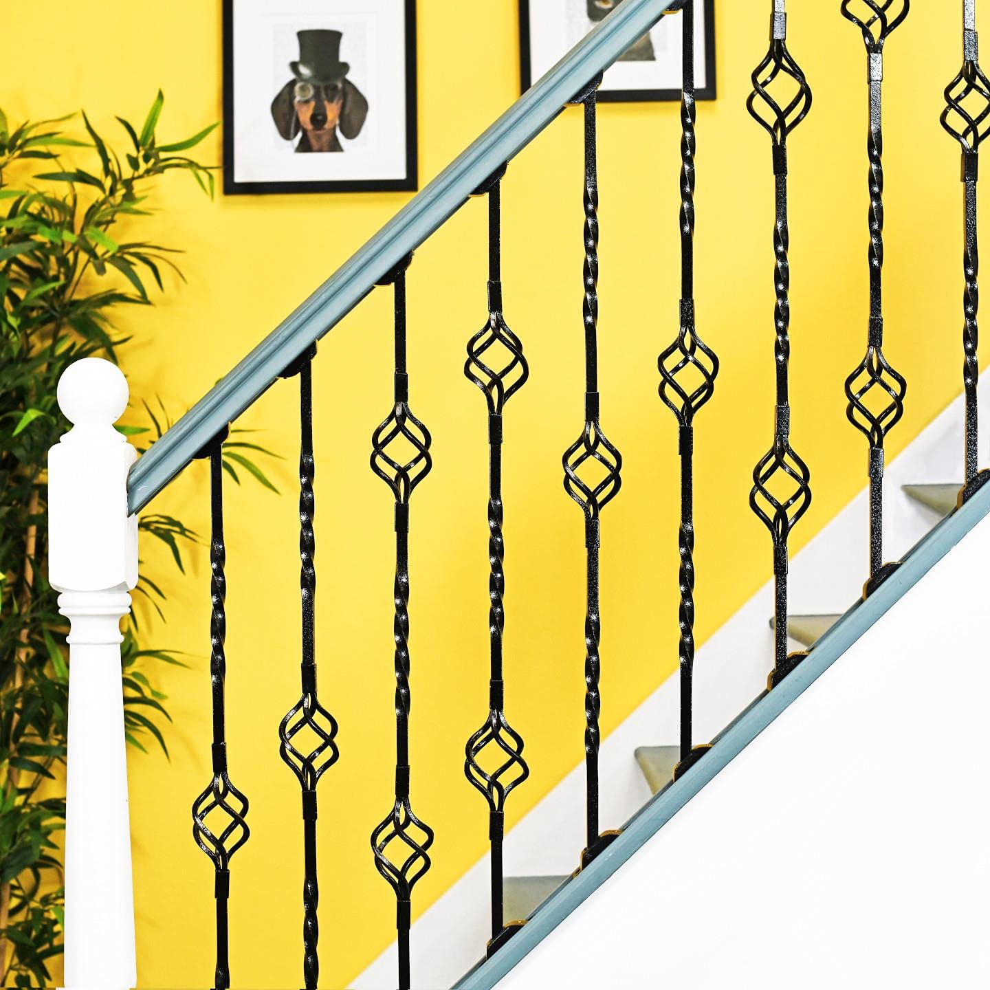 "Cavendish" Set of 4 Alternating Stair Spindles - Pattern 10
