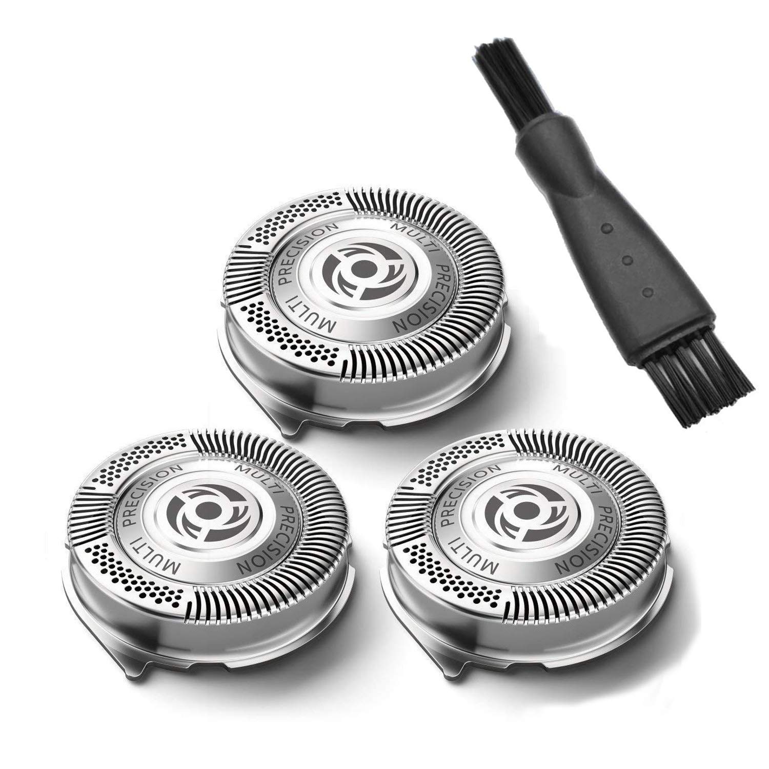 Replacement Heads compatible with Norelco Series 5000,6000 and PowerTouch (PT8, PT7_) & AquaTouch (AT8, AT7_) Electric Shavers(3 Packs)