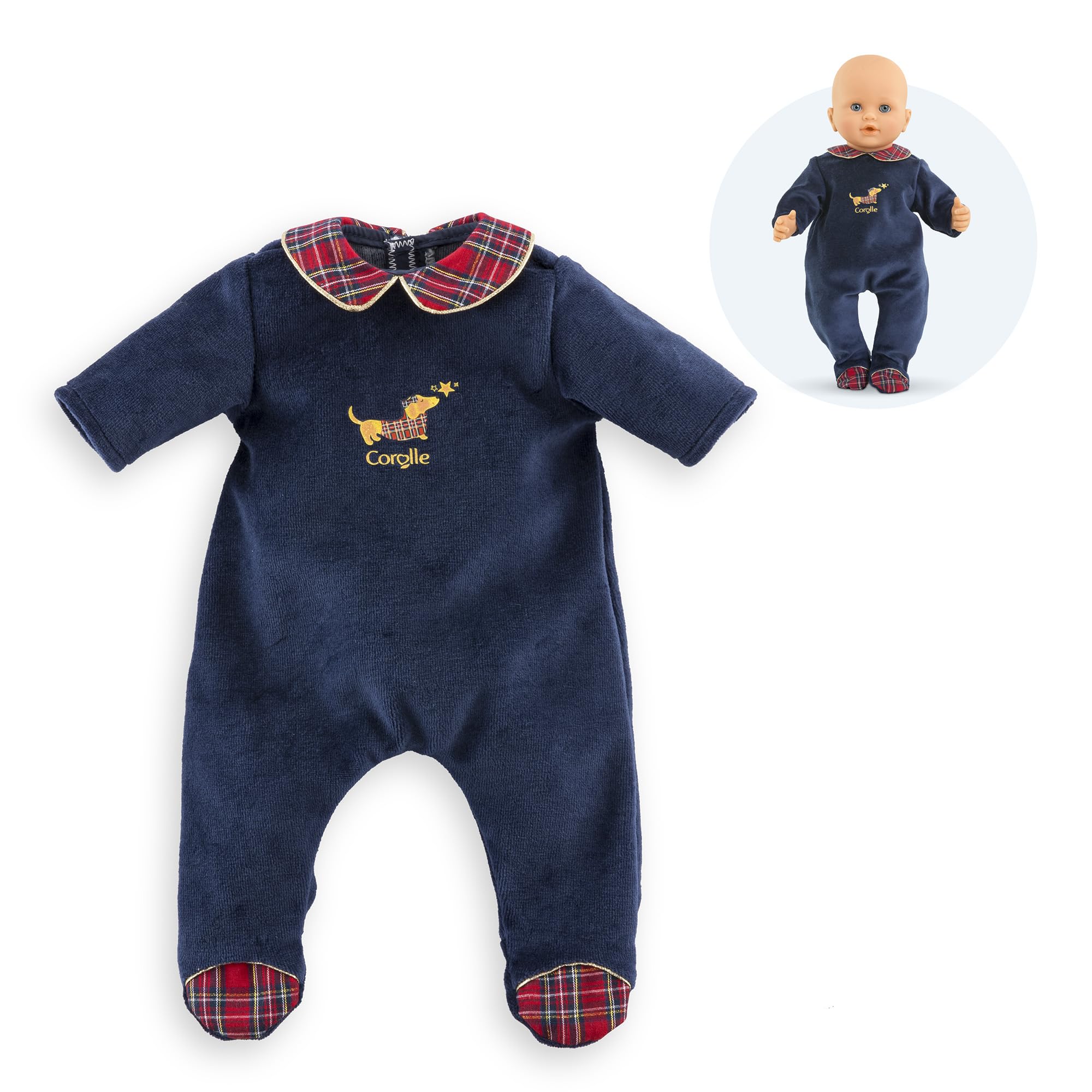 Corolle - Pyjama, Corolle en Fêtes, vêtement, pour Poupon 36cm, dès 2 Ans, 9000141750