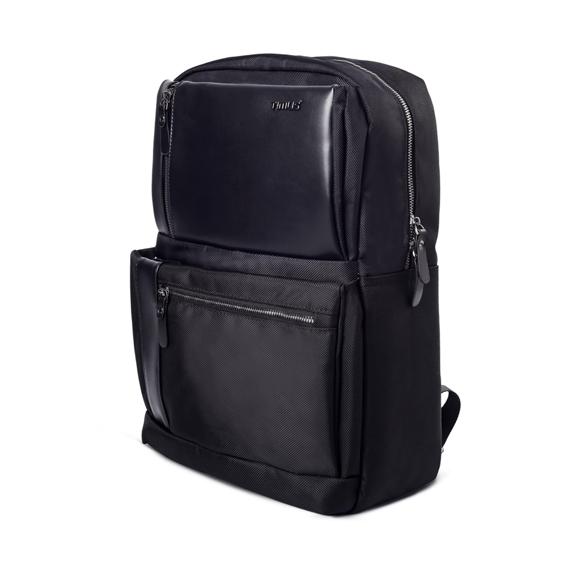 timus Oslo Black Travel Backpack | Laptop Bag for Men Women | Digital Backpack with 15.6 Inch Laptop Compartment | Water Resistant Anti-Theft Bag | Polyester Fabric 22 L-picture-0