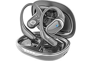 Open-Ear Headphones - Wireless 5.3 Earbuds with Digital Display