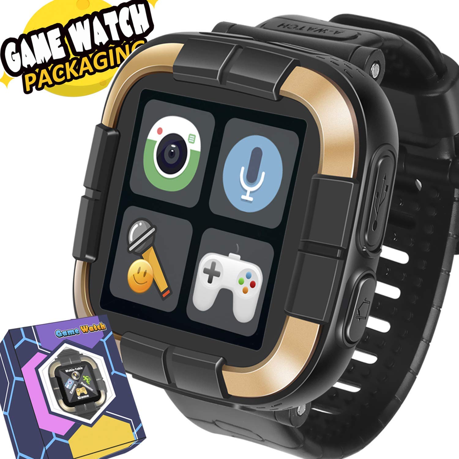 Game Smart Watch For Kids Walkie Talkie Watches With Digital Camera Alarm Timer Stopwatch Touchscreen Kids Watch Music Pedometer Wrist Watch Wearable Learning Toys Girls Boys Christmas Gifts Buy Online In