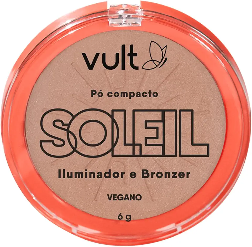 Vult Iluminador e Bronzer Soleil Pó Compacto 6g