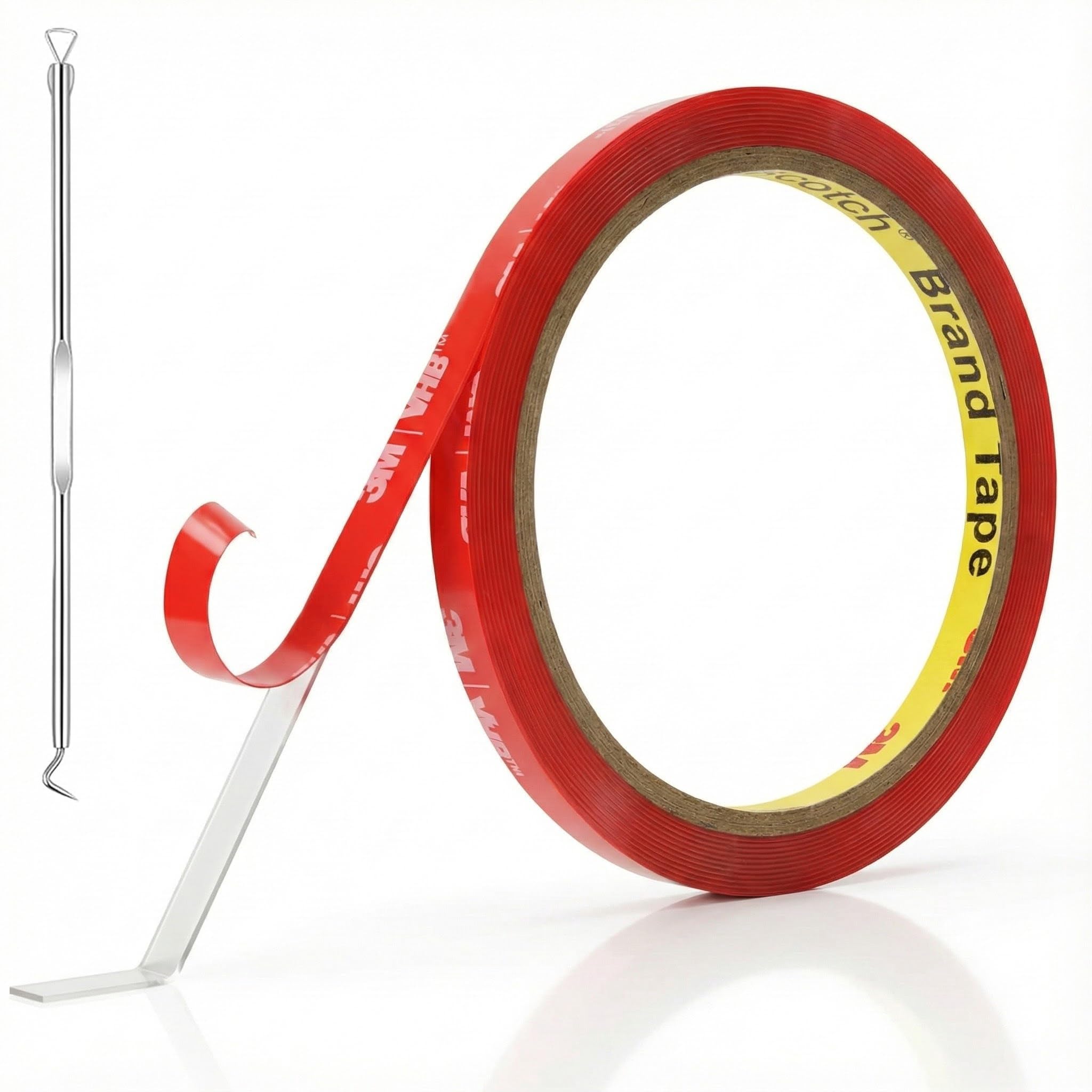 3M 4905 Vhb Double Sided Clear Tape 1 4 x 10 Ft Heavy Duty Mounting Tape Permanent Bonding