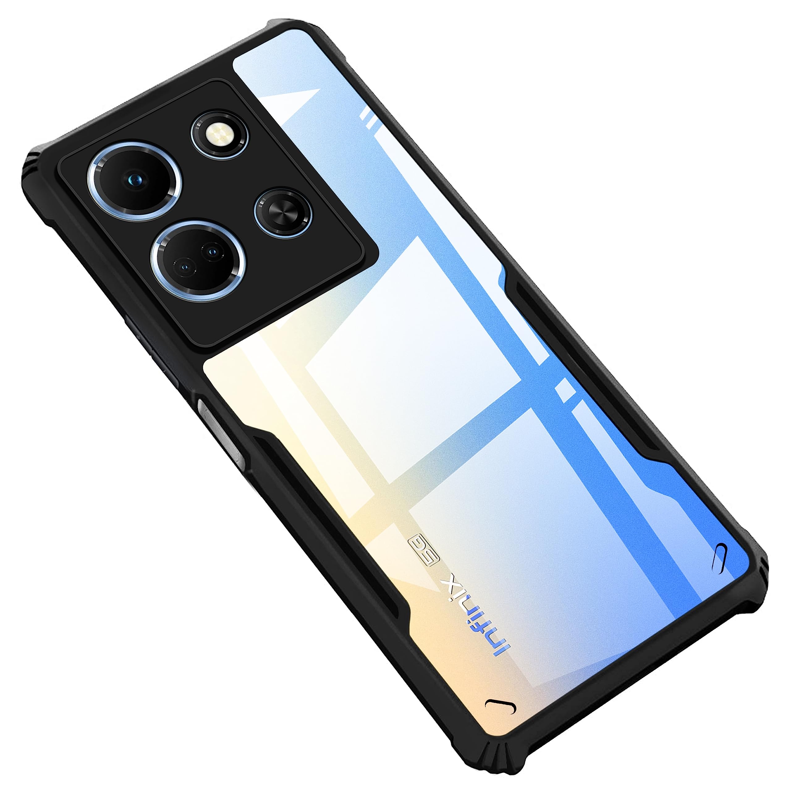 Amazon Brand - Solimo Back Case Cover for Infinix Note 30 5G (Polycarbonate_Black) (B0C9T5MQGP) Amazon Price History, Amazon Price Tracker