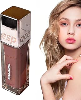 Batom Líquido - Batom NuEfeito Espelho Batons Para Mulheres,Batom à manchas naturais Maquiagem para presente menina Batom vermelho para mulheres Batom espelhado Maquiagem Fassme