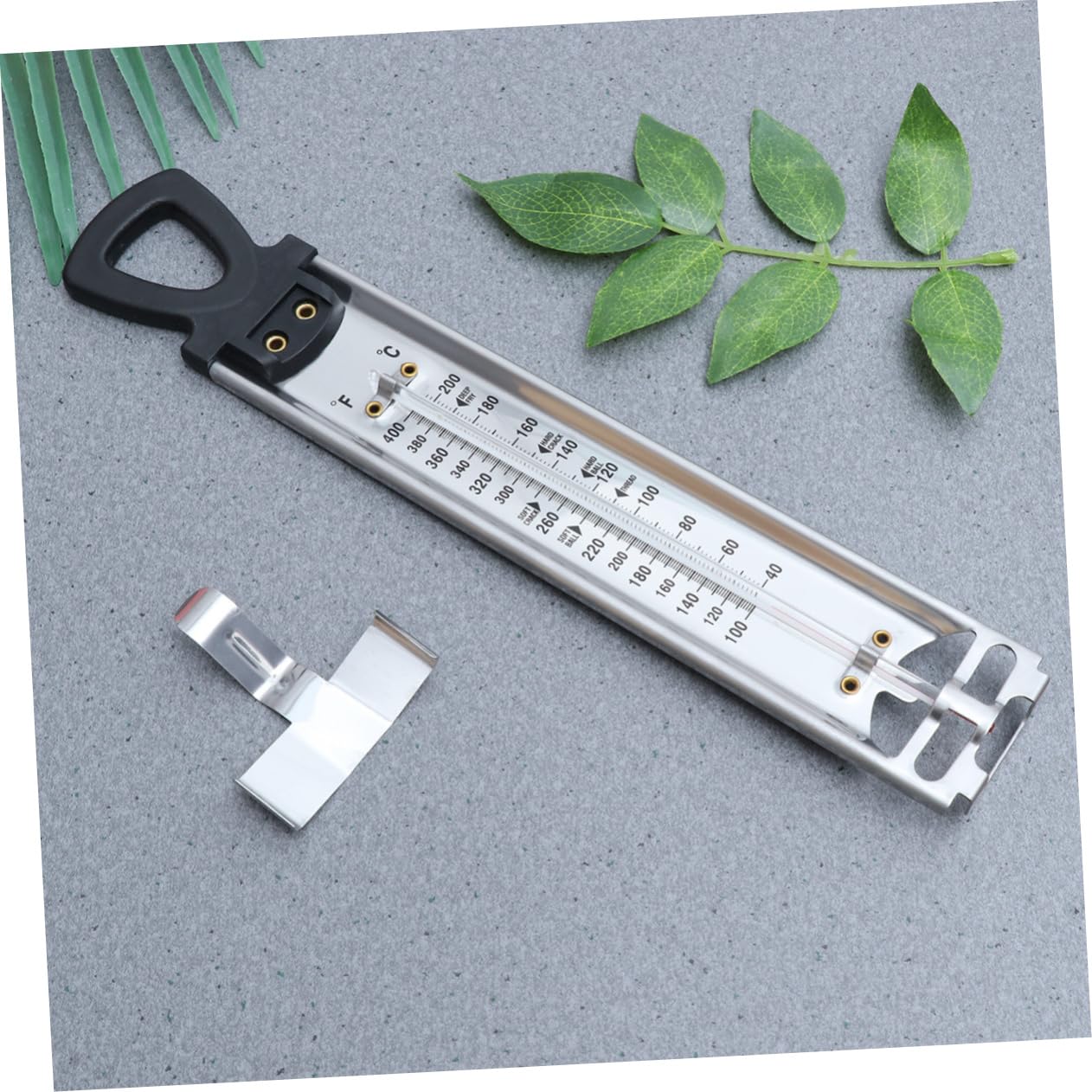 Thermomètre à Bonbons Suspendu Double Échelle 2 Pièces Pvc
