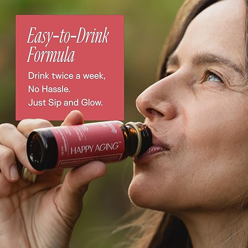 Miniatura 7 de Happy Aging Suplemento líquido de resveratrol NAD+, alternativa a NMN, ribósido liposomal de nicotinamida y antioxidantes para apoyo energético,