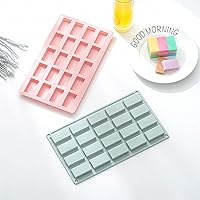 Vista 4 de OLOPE Silicone Mold Chocolate Cake Soap Mold Baking Ice Tray Baking Mould Tools Silicone Cake Mold Muffin Chocolate Cookie Baking Mould Ice Mould