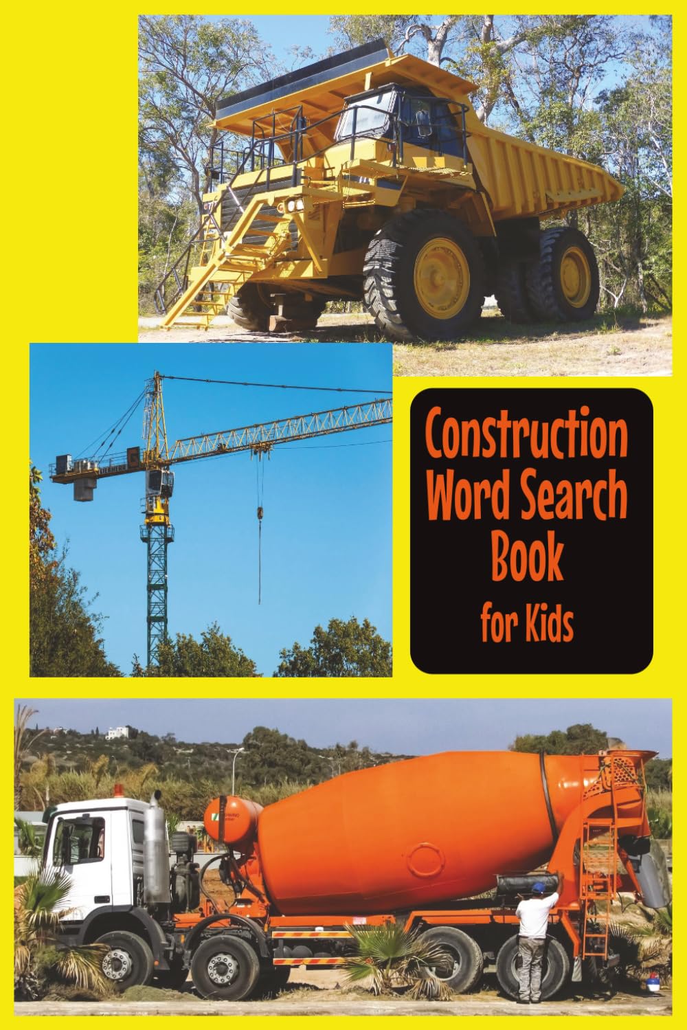 Construction Word Search Book for Kids