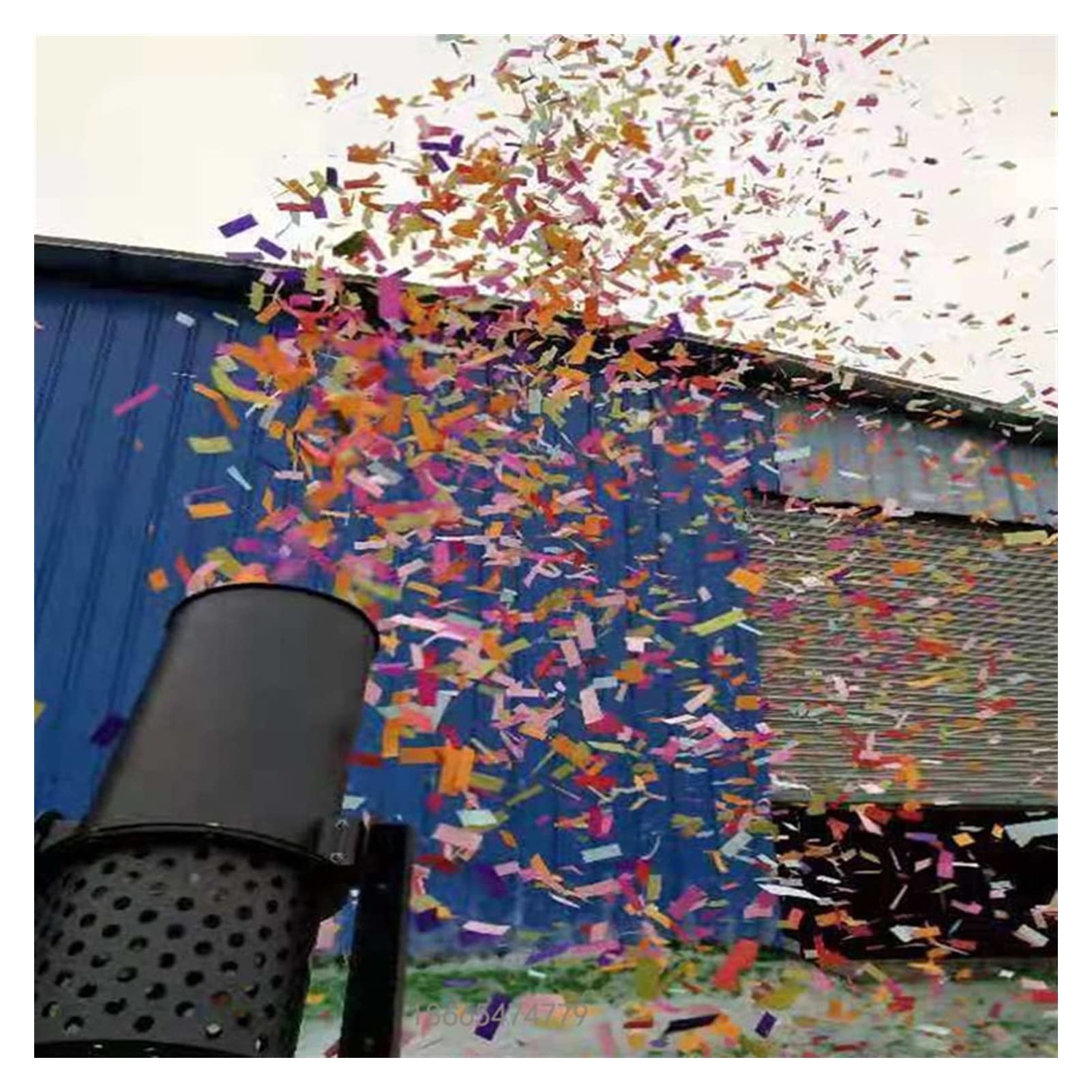 Konfetti-Maschine Confetti-Launcher. LED Farbige Papiermaschine Electric Confetti Color Poppers Maschine Dmx512. Bühnenhochzeitseffekt-Feier-Ausrüstung Für Hochzeitsfeier Dekoration