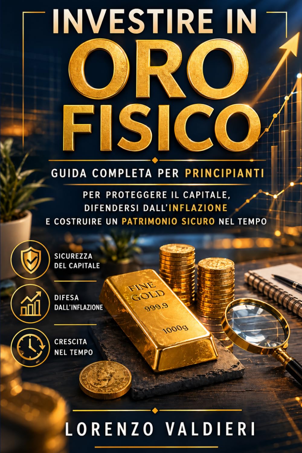 Investire in Oro Fisico: Guida Completa per Principianti per Proteggere il Capitale, Difendersi dall’Inflazione e Costruire un Patrimonio Sicuro nel Tempo
