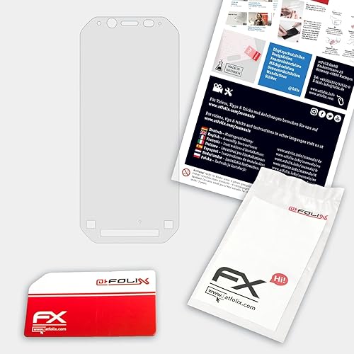 Miniatura 2 de Película protectora de vidrio de plástico compatible con Panasonic Toughbook FZ-N1 Protector de cristal, 9H Hybrid-Glass FX Glass Screen Protector