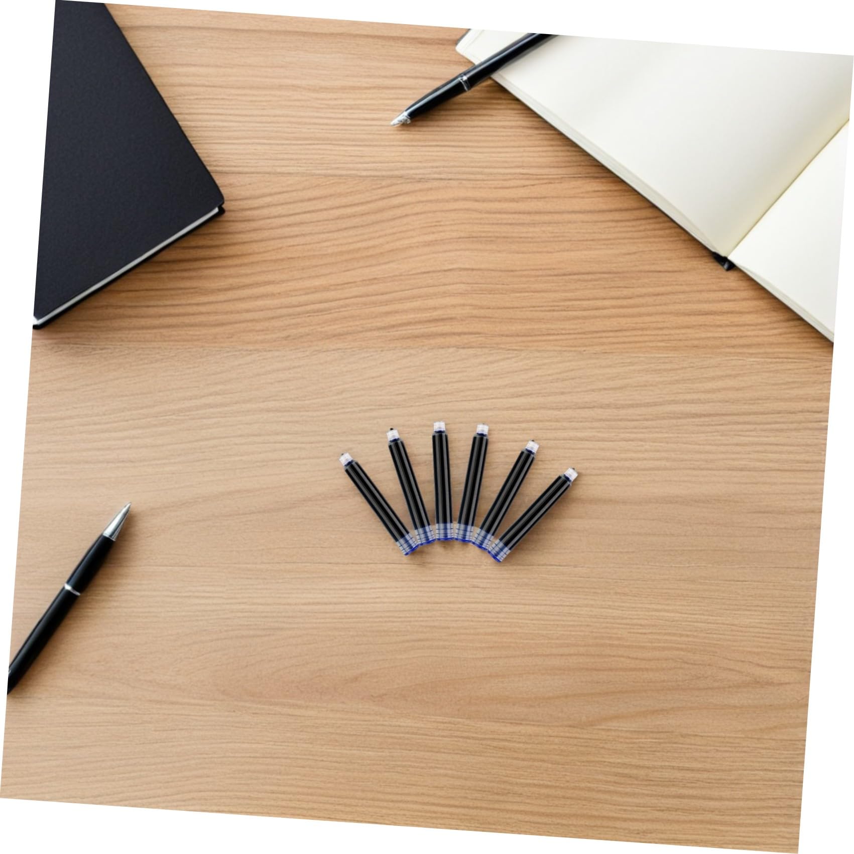 450 Pièces Cartouches D'encre 3,4 Mm pour Stylo Plume Universelles en Plastique, Recharge Facile, Bleue et Rouge, pour École et Calligraphie
