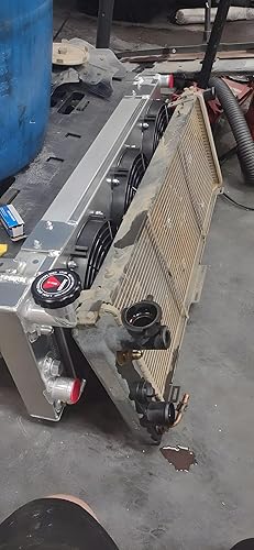 Miniatura 19 de CU1193 Radiador de aluminio para Jeep Cherokee Radiador 1984-2001 para Jeep Comanche 1987-1990 para Jeep Wagoneer 84-90 2.8L V6 / 4.0L L6 Gas 3