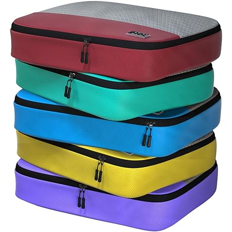 5-Piece Packing Cubes for Easy, Organized Travel