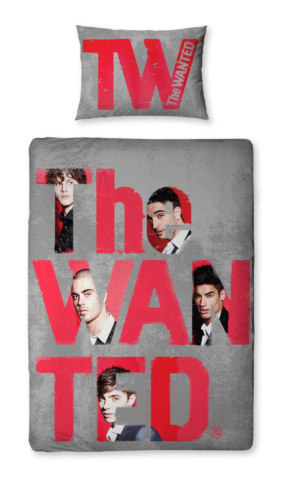 Character World Multicolour 135 X 200 Cmthe Wanted Forever Single Panel Duvet Set