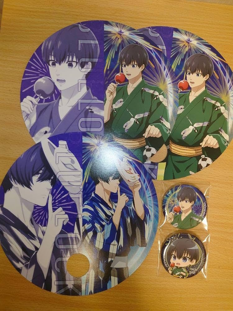 Amazon.co.jp: ブルーロック 潔世一 糸師凛 夏祭り 缶バッジ