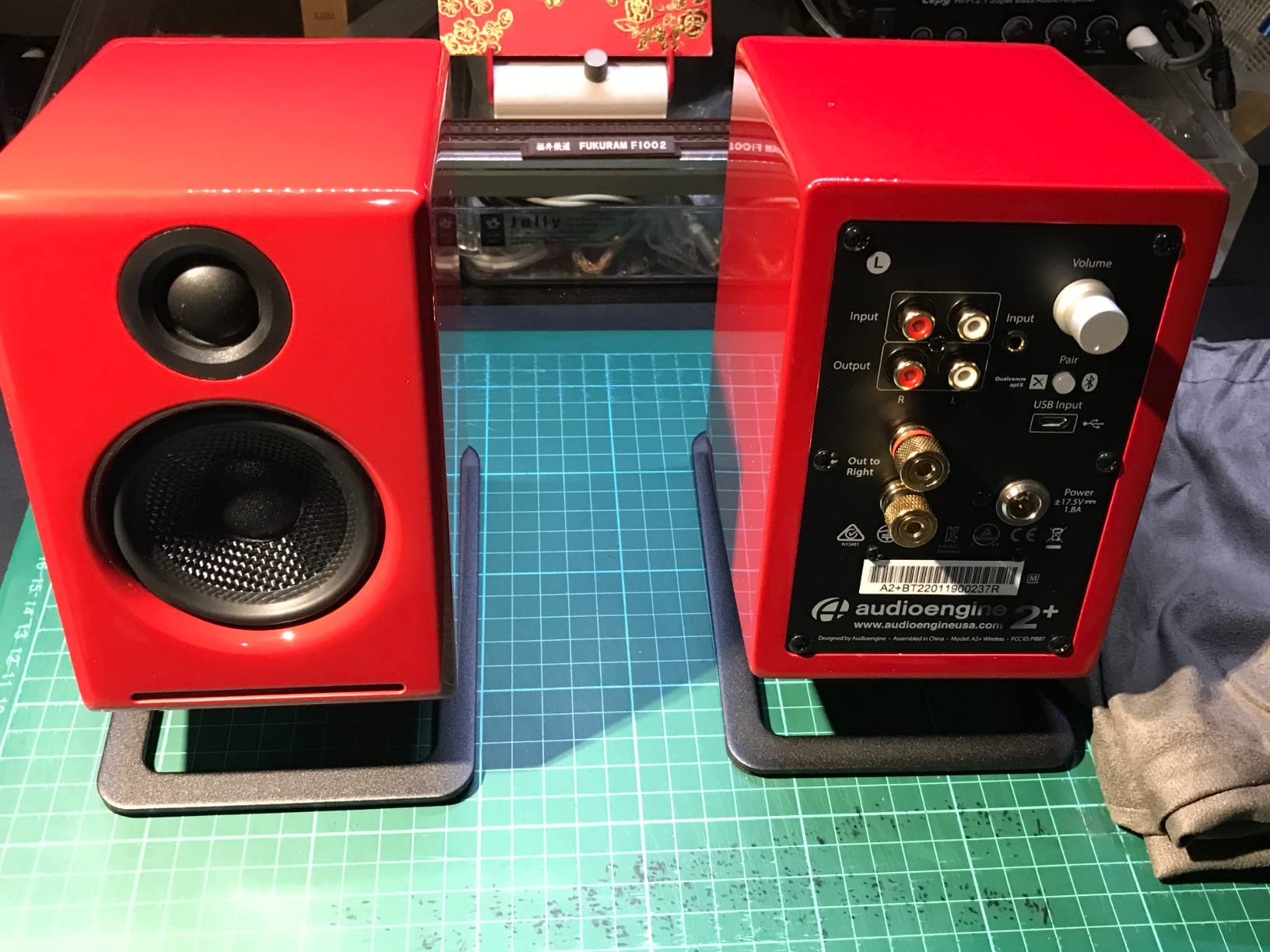 9/mo Finance Audioengine DS1M Metal Speaker Stands Pair Tilted