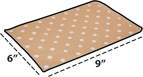 Miniatura 4 de CuteBox Bolsas de regalo de papel plano blanco con lunares (6 x 9 pulgadas) para mercancía, manualidades, recuerdos de fiesta, venta al por menor,
